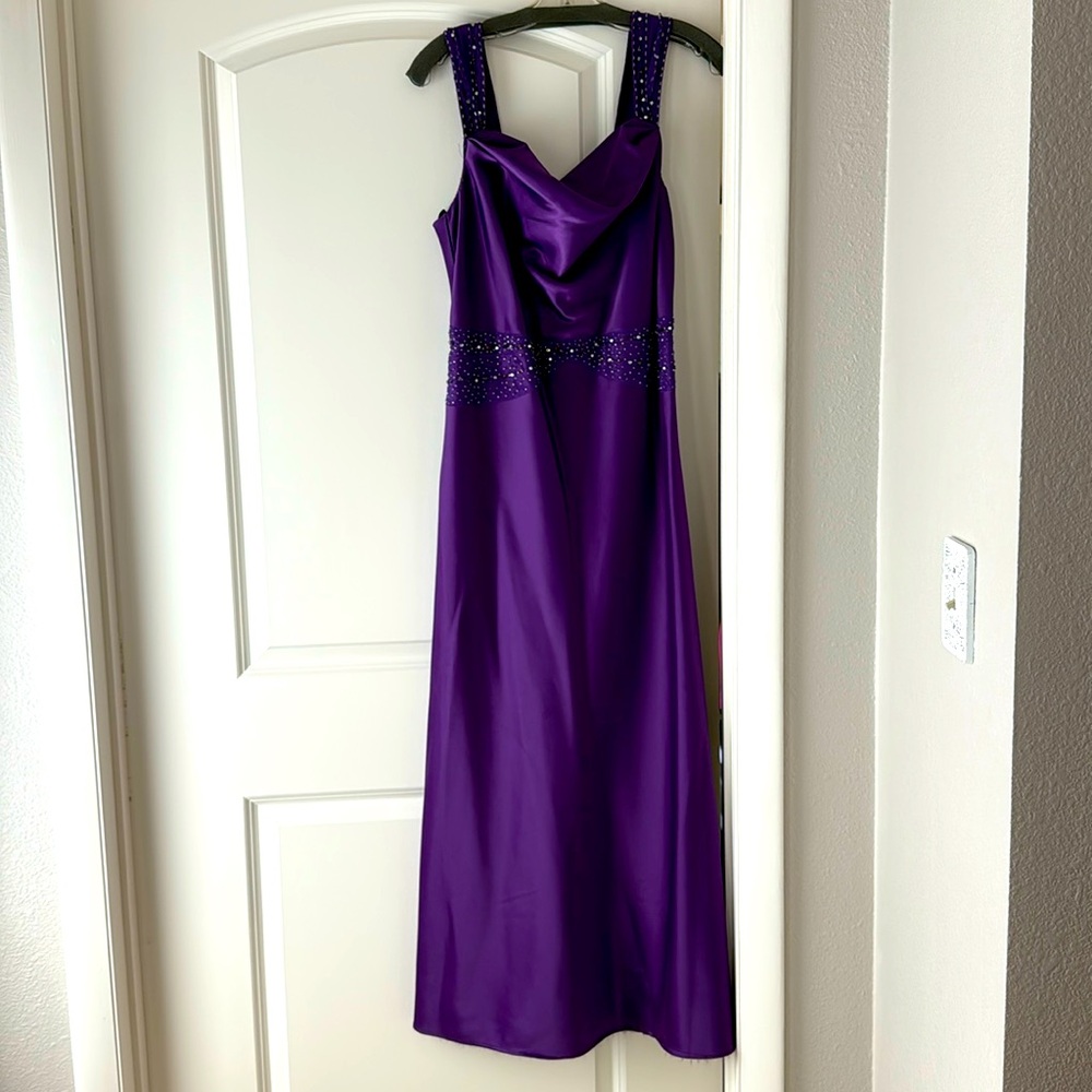 Coco Myles purple gown; Sz 12